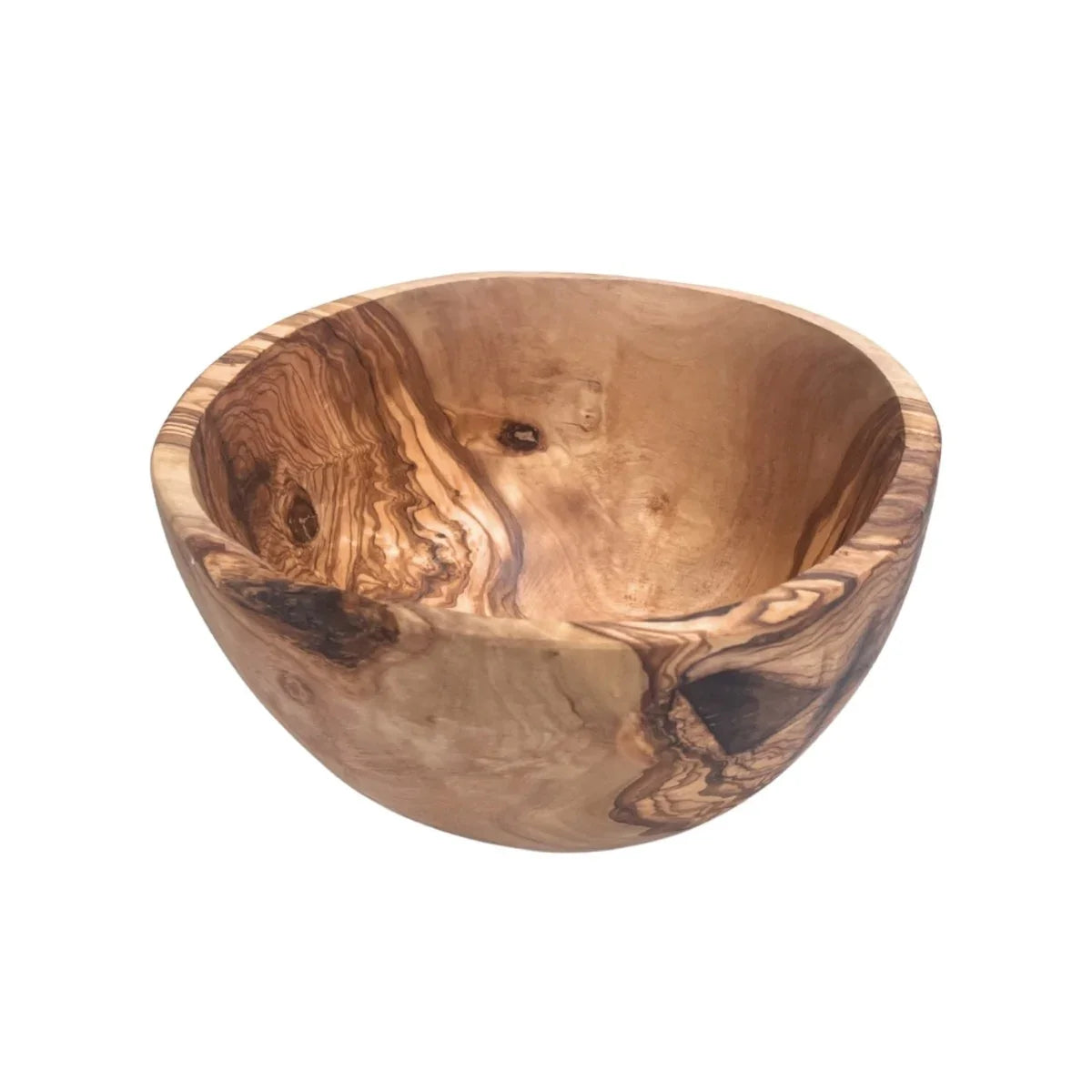 Blandings skål, diameter 23 cm, dybde 8 cm UNIKA i oliventræ
