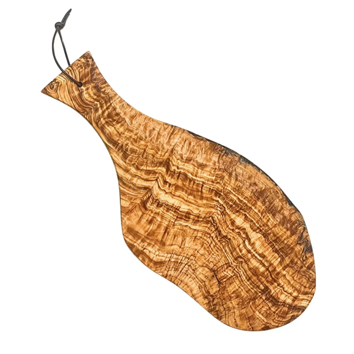Skærebrætter m/håndtag, 30-35 cm i oliventræ