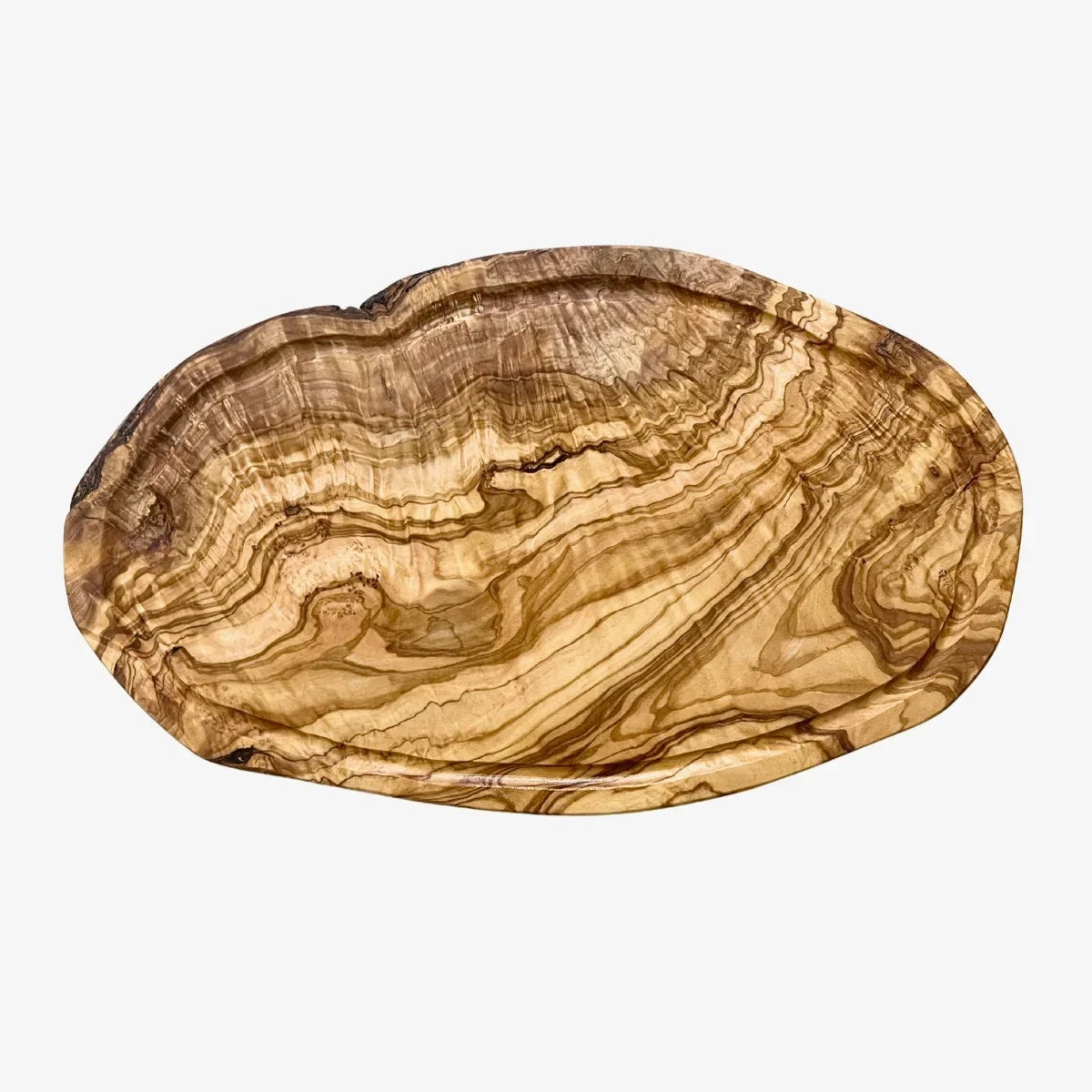 Skærebrætter m/saftrille, 40-45 cm i oliventræ