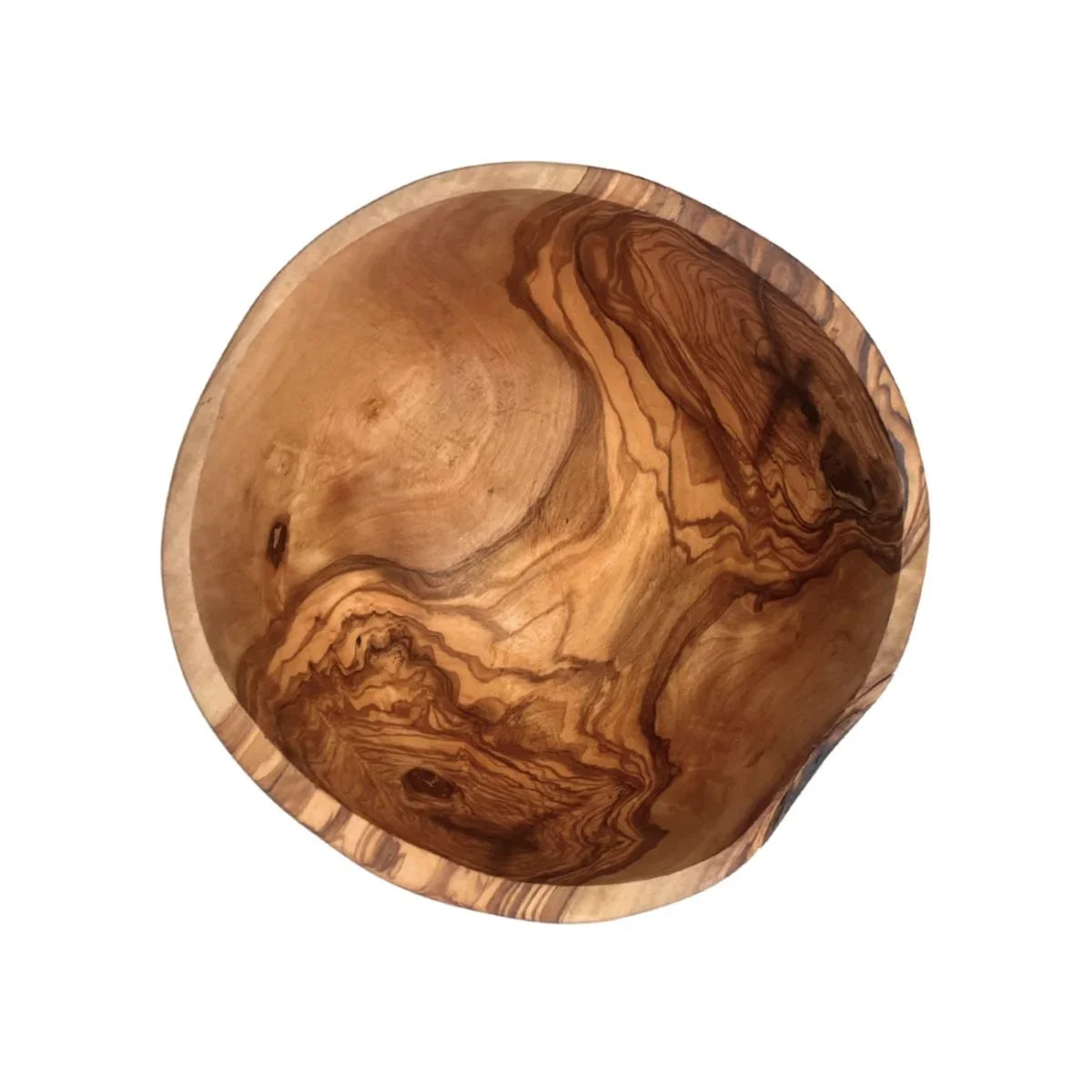 Blandings skål, diameter 23 cm, dybde 8 cm UNIKA i oliventræ
