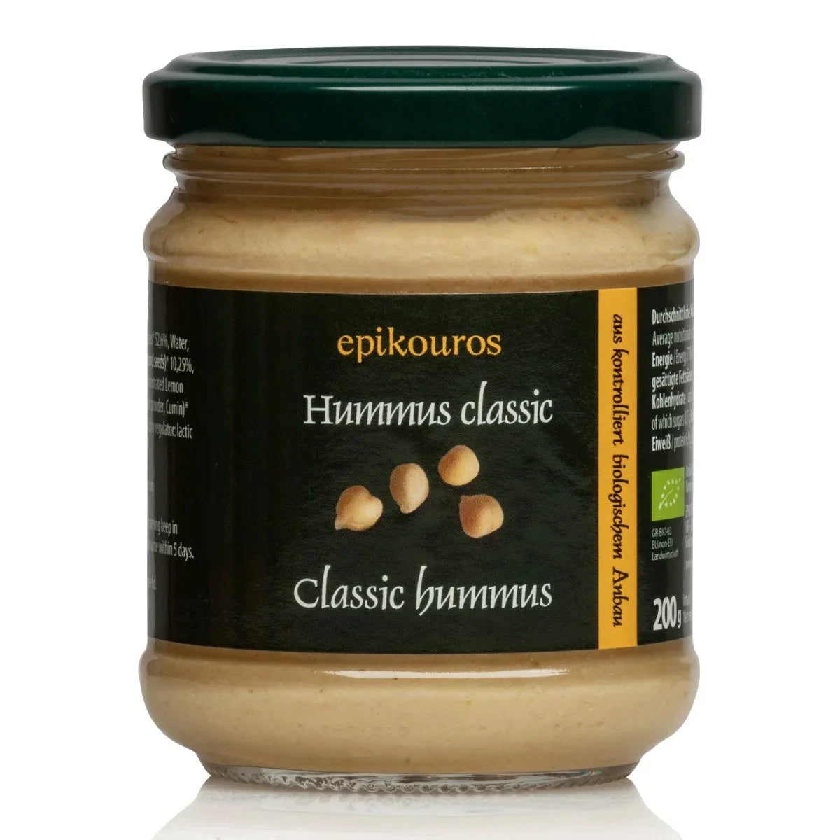Humus klassisk, økologisk, 200 g