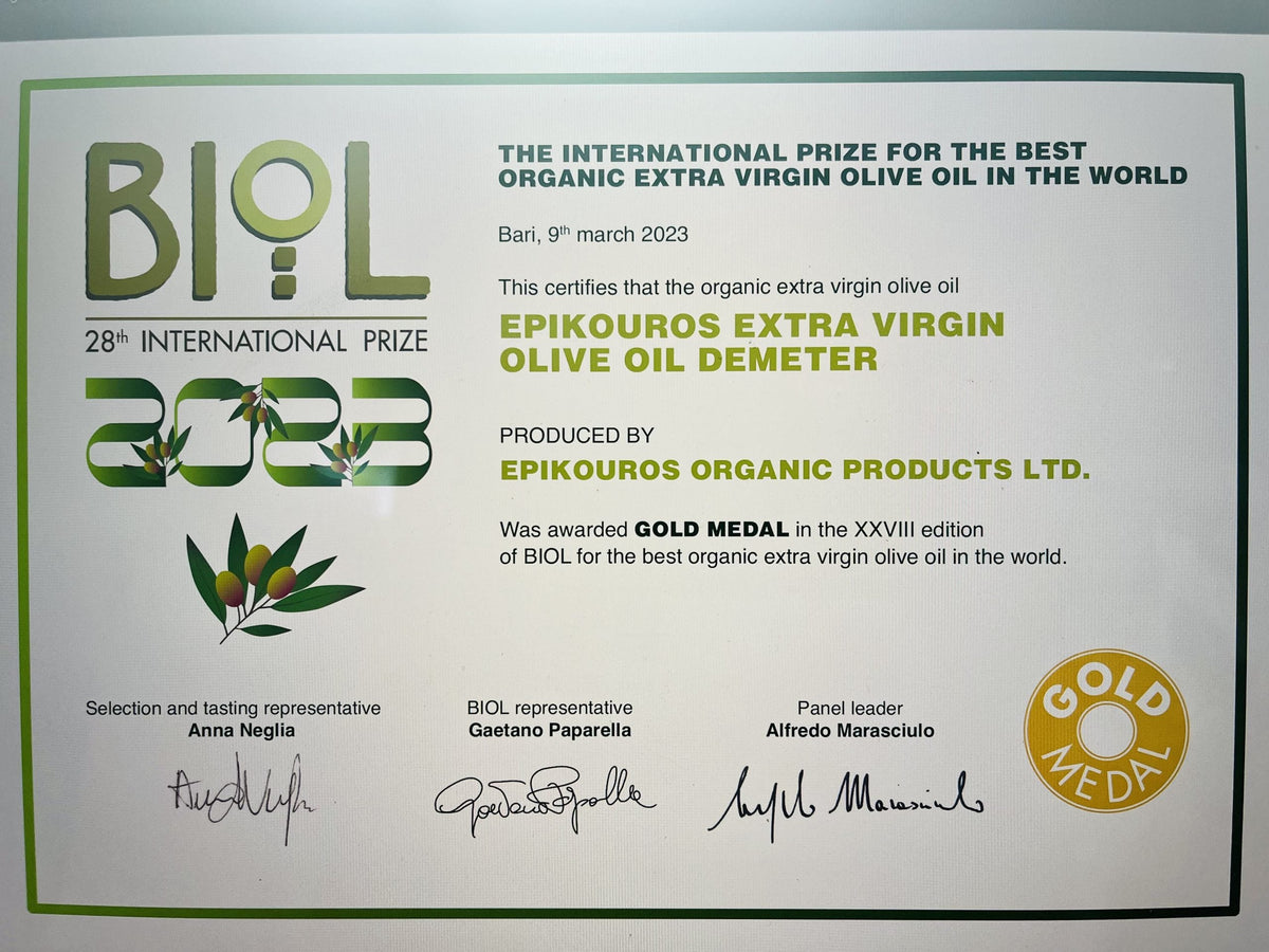 Biodynamisk ekstra jomfru olivenolie – 500 ml