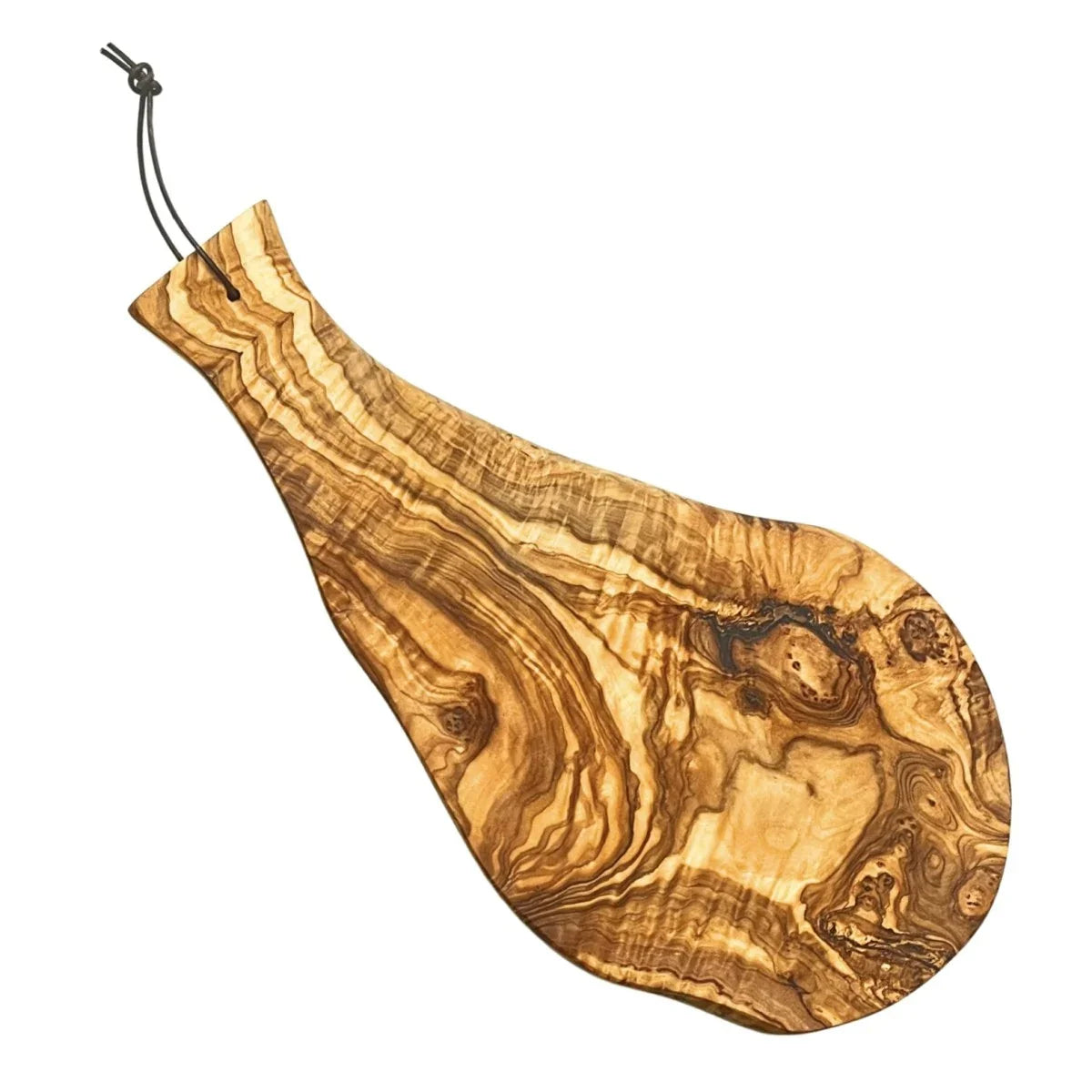 Skærebrætter m/håndtag, 30-35 cm i oliventræ