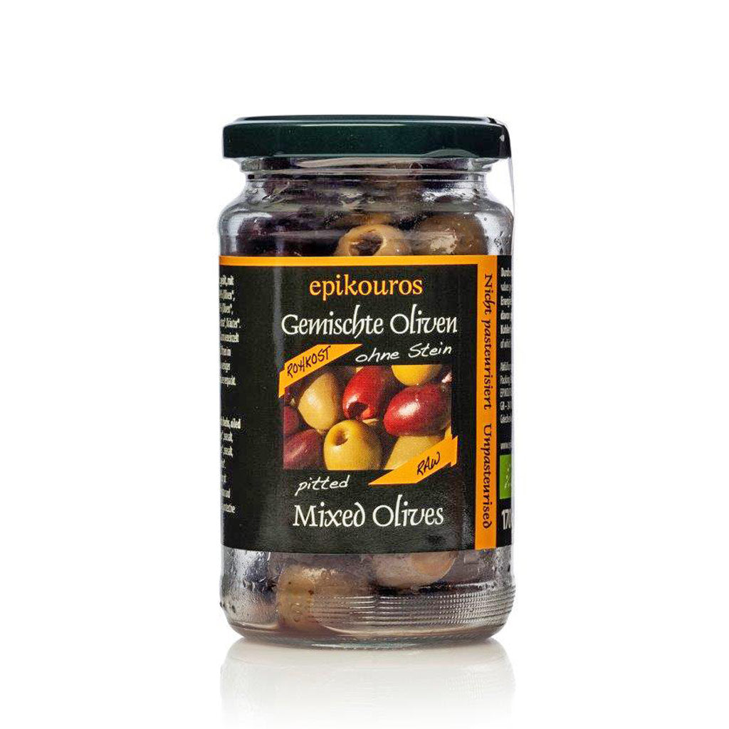 Økologiske Kalamataoliven uopvarmede – 170 gram